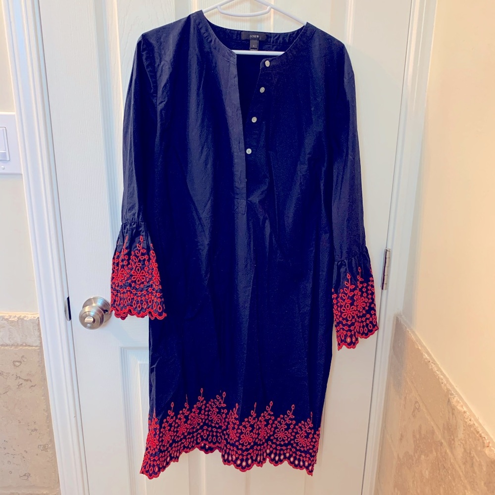 J Crew bell sleeve dress